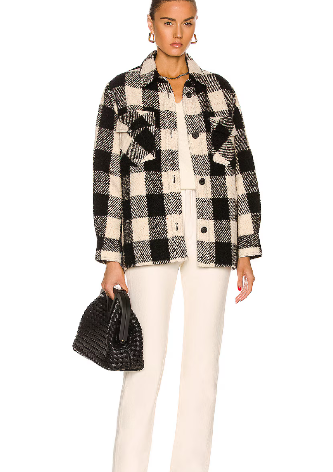NILI LOTAN Lenore Barn Coat, Medium