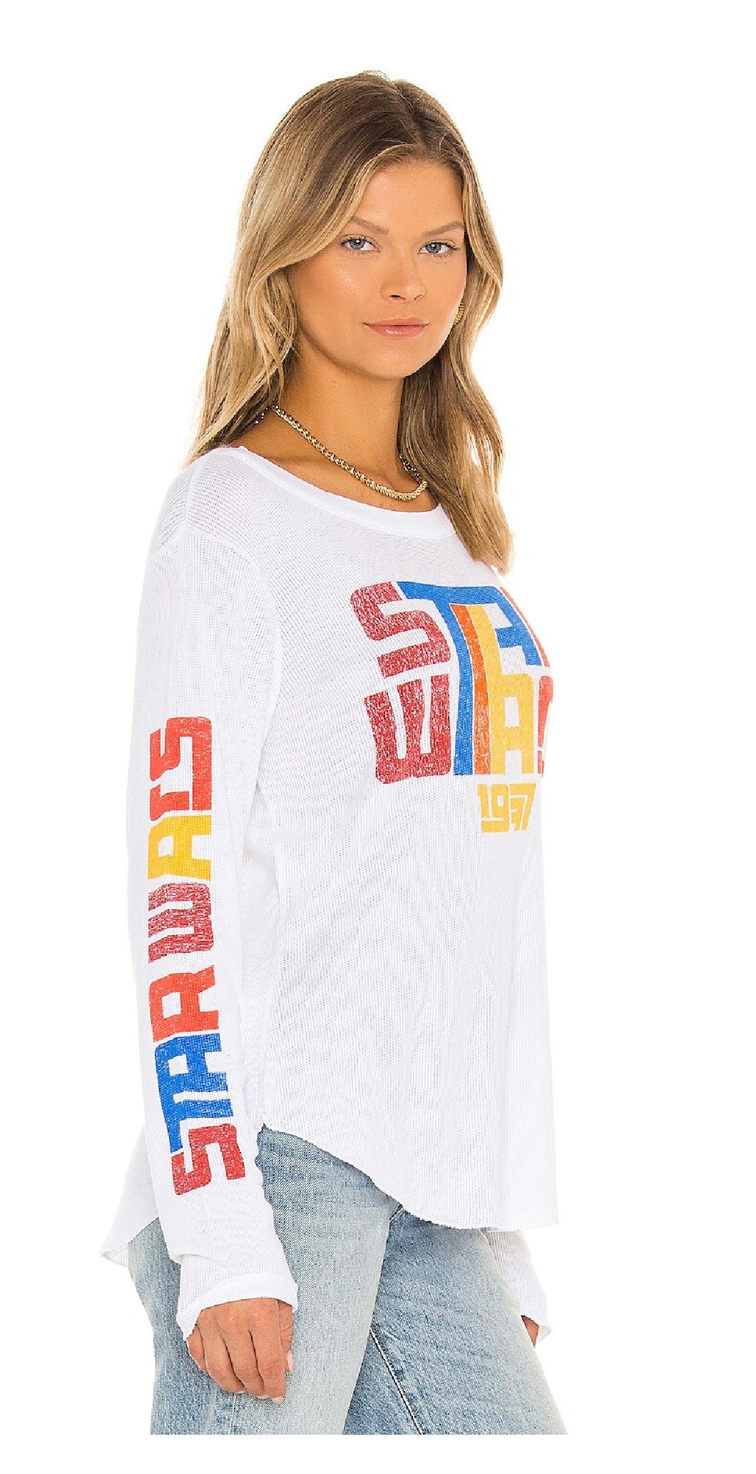 CHASER Star Wars "1977" Heritage Waffle Top, xsmall