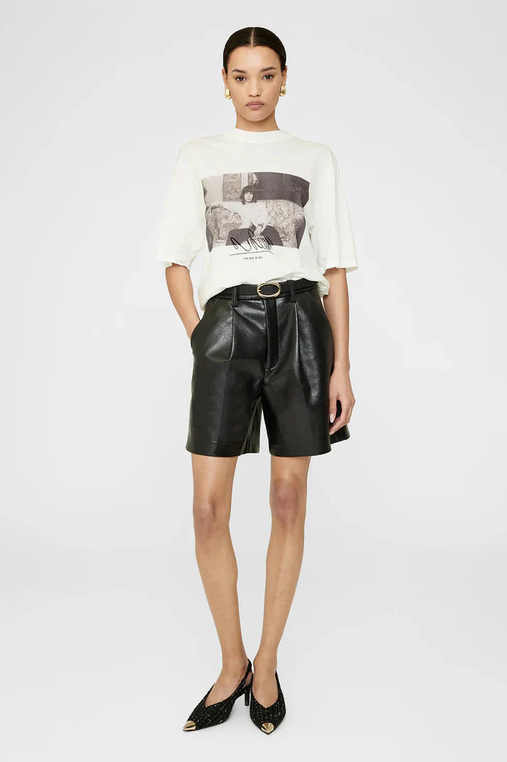 ANINE BING Avi Mick Jagger Tee, XSMALL (oversized)