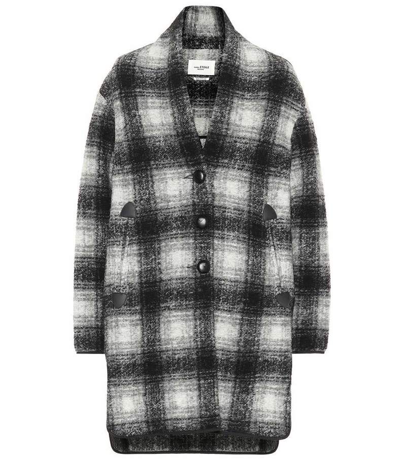 Isabel Marant Etoile Coat in Anthracite,SIZE 36