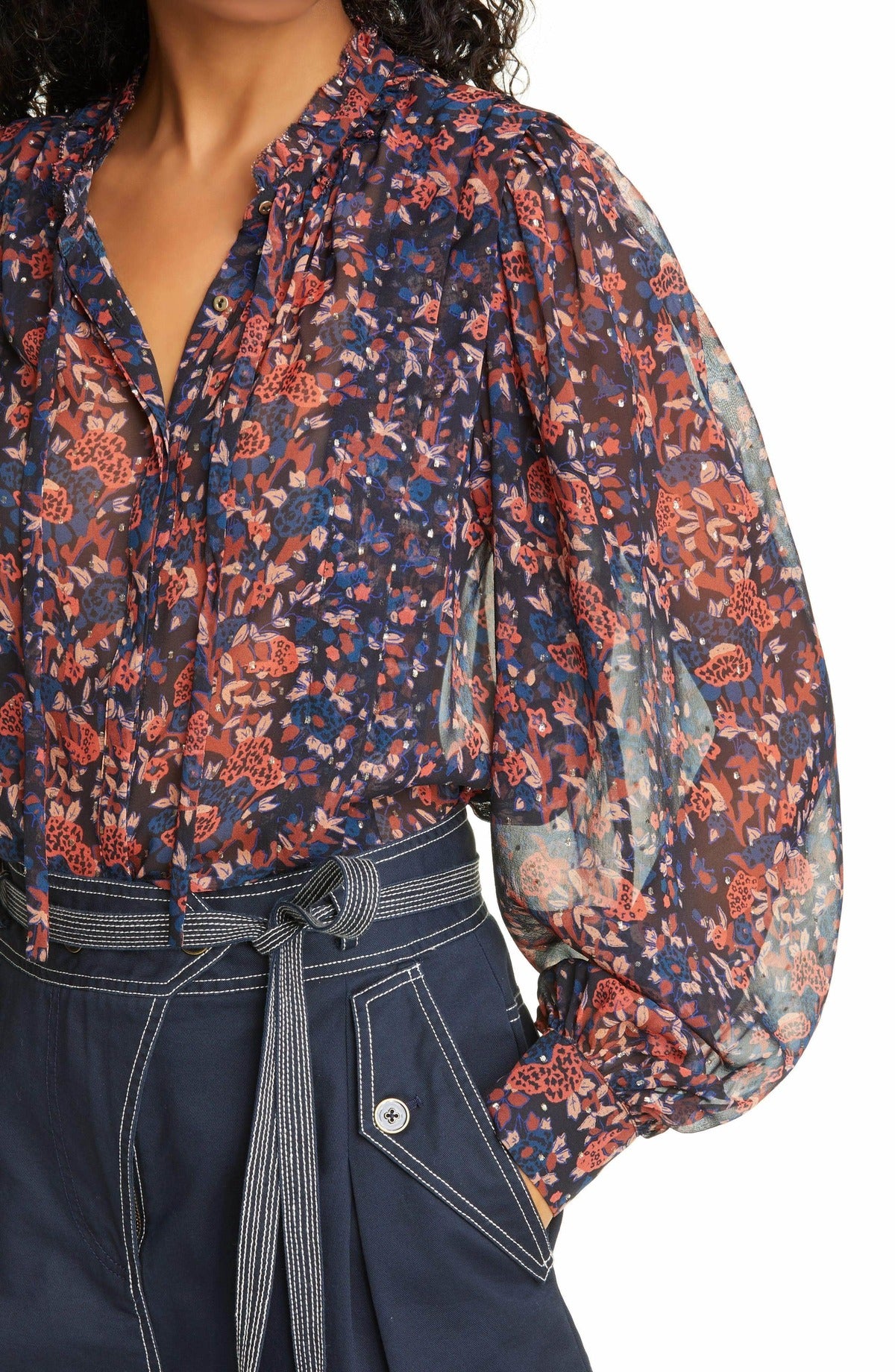 Ulla Johnson Edith Blouse, Size 2