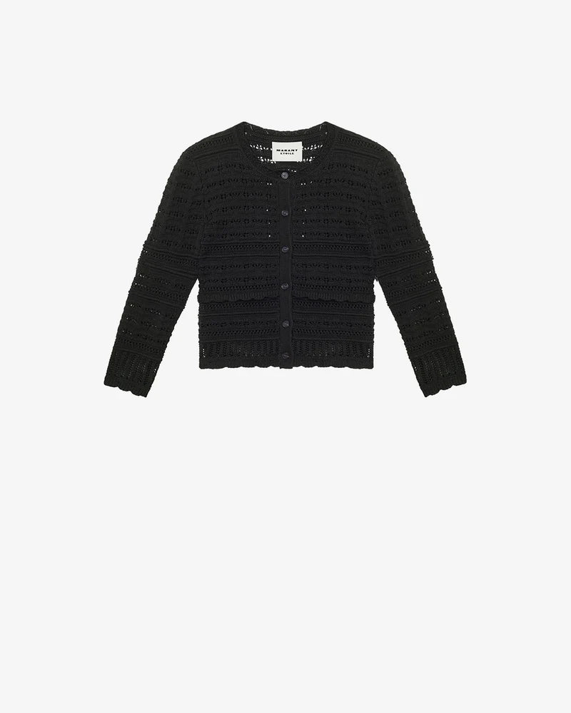 Isabel Marant AJALINE CARDIGAN
ajaline short openwork knit cardigan, Size 36