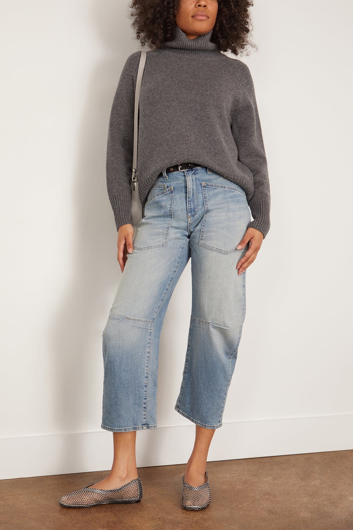 NILI LOTAN
Lanie Sweater in Grey Melange, XSMALL