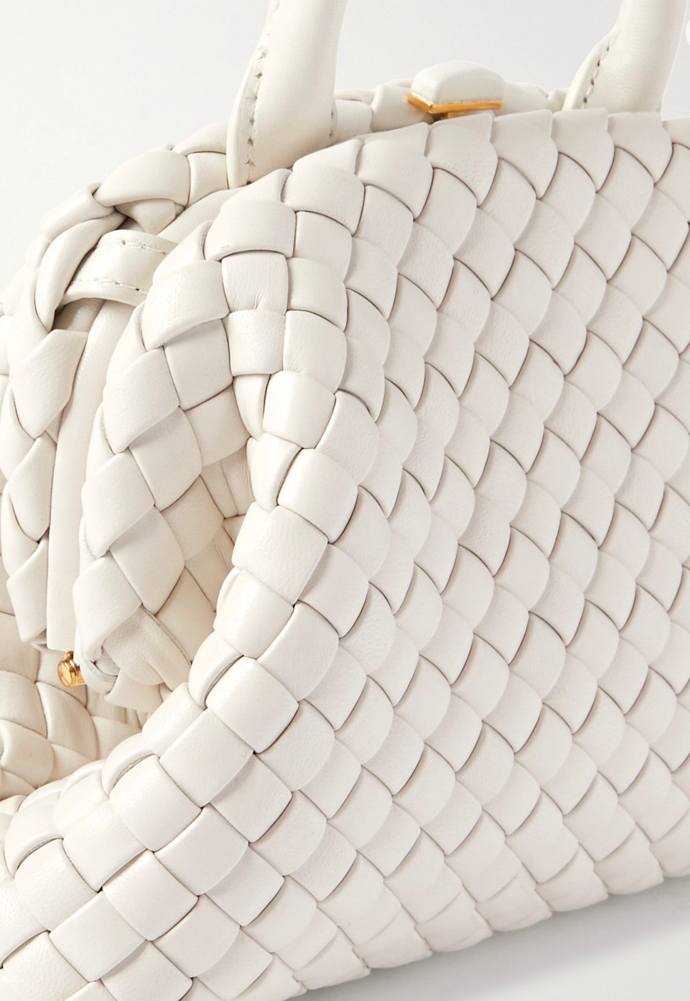 BOTTEGA VENETA Handle Small intrecciato leather tote