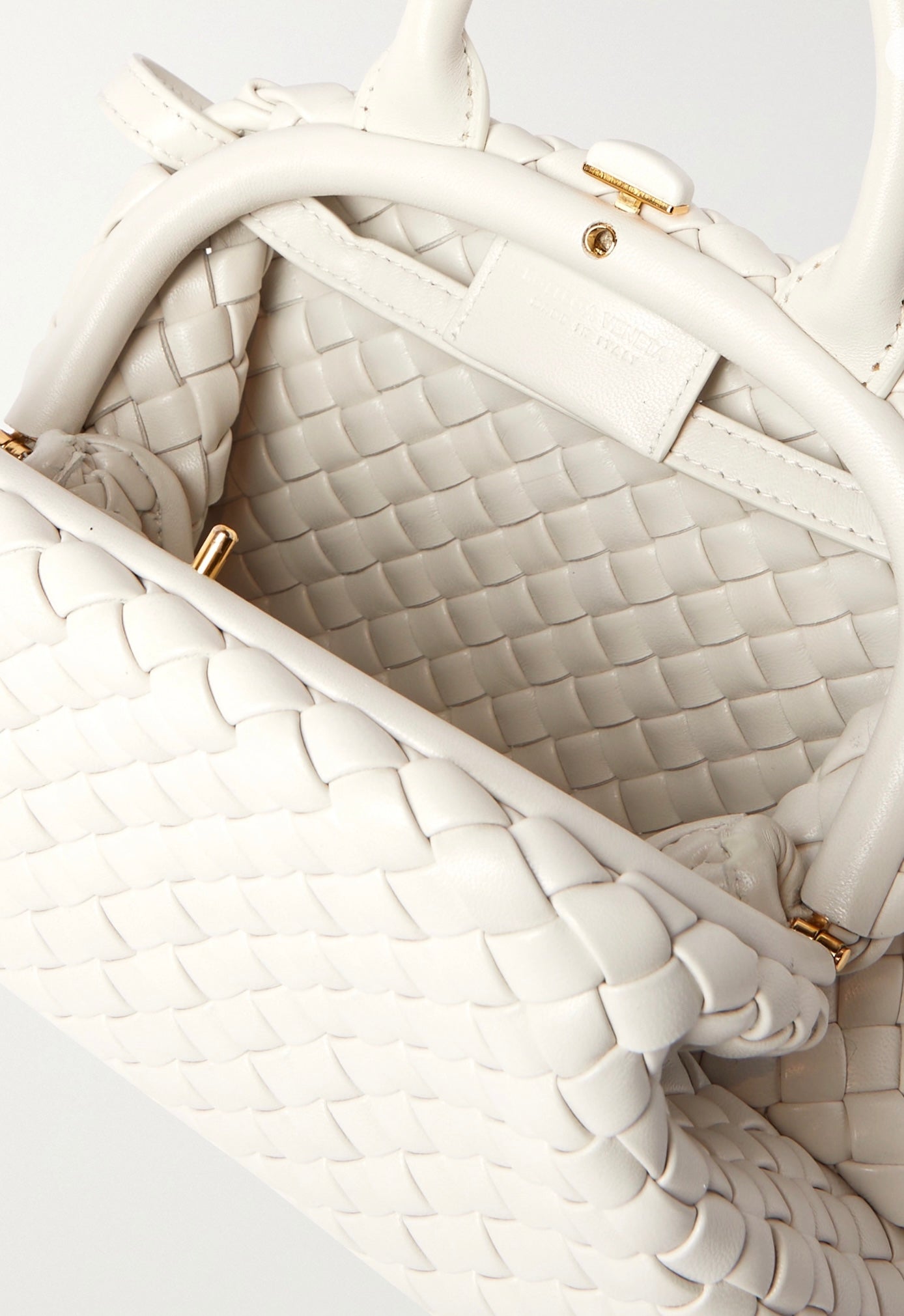 BOTTEGA VENETA Handle Small intrecciato leather tote