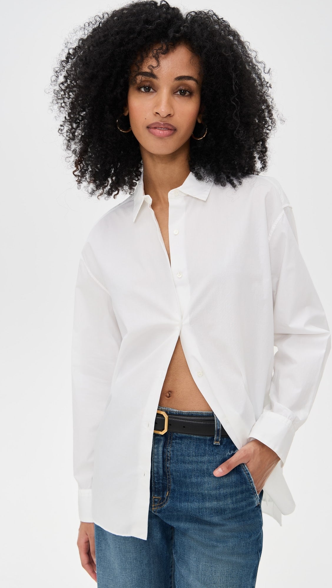 Nili Lotan Yorke Shirt, SMALL (OVERSIZED)