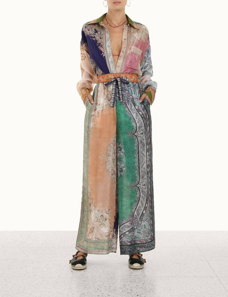 Zimmermann Anneke Shirt & Pant Set AUS Size 1, US 6/8