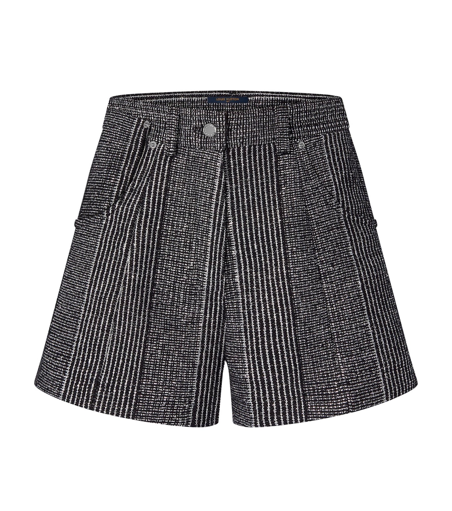 Louis Vuitton NWT Lurex Stripes Shorts, Size 38