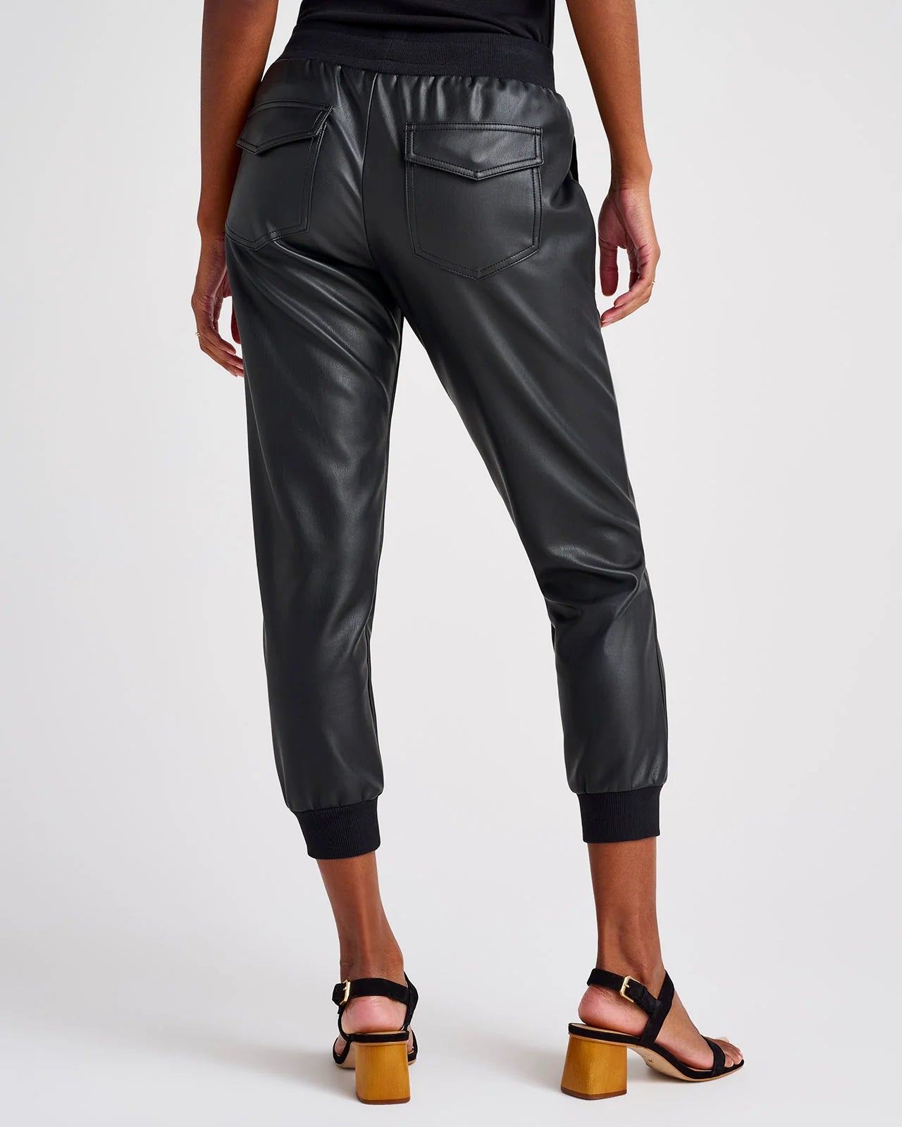 Splendid,Faux leather joggers,XSMALL