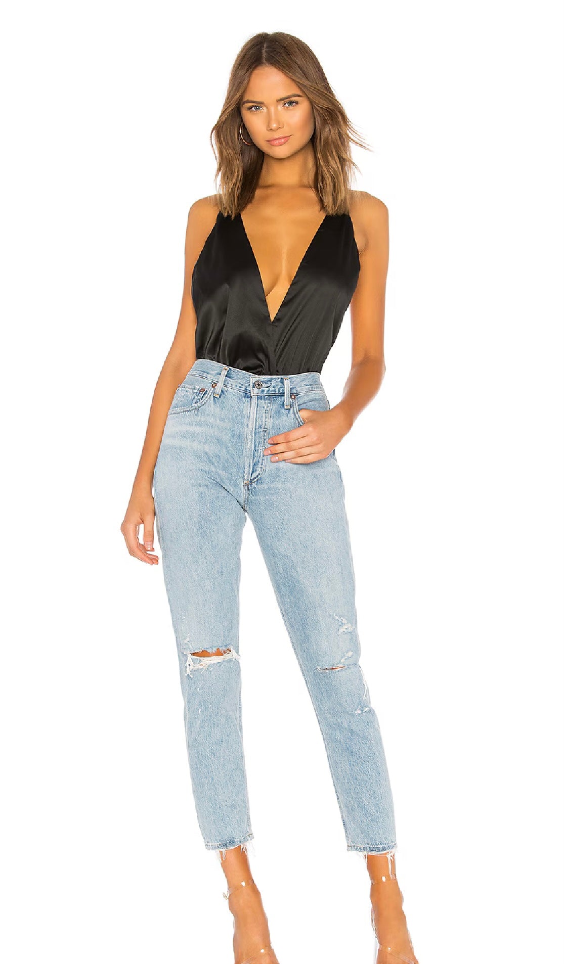 AGOLDE Jamie High Rise Classic, Size 27