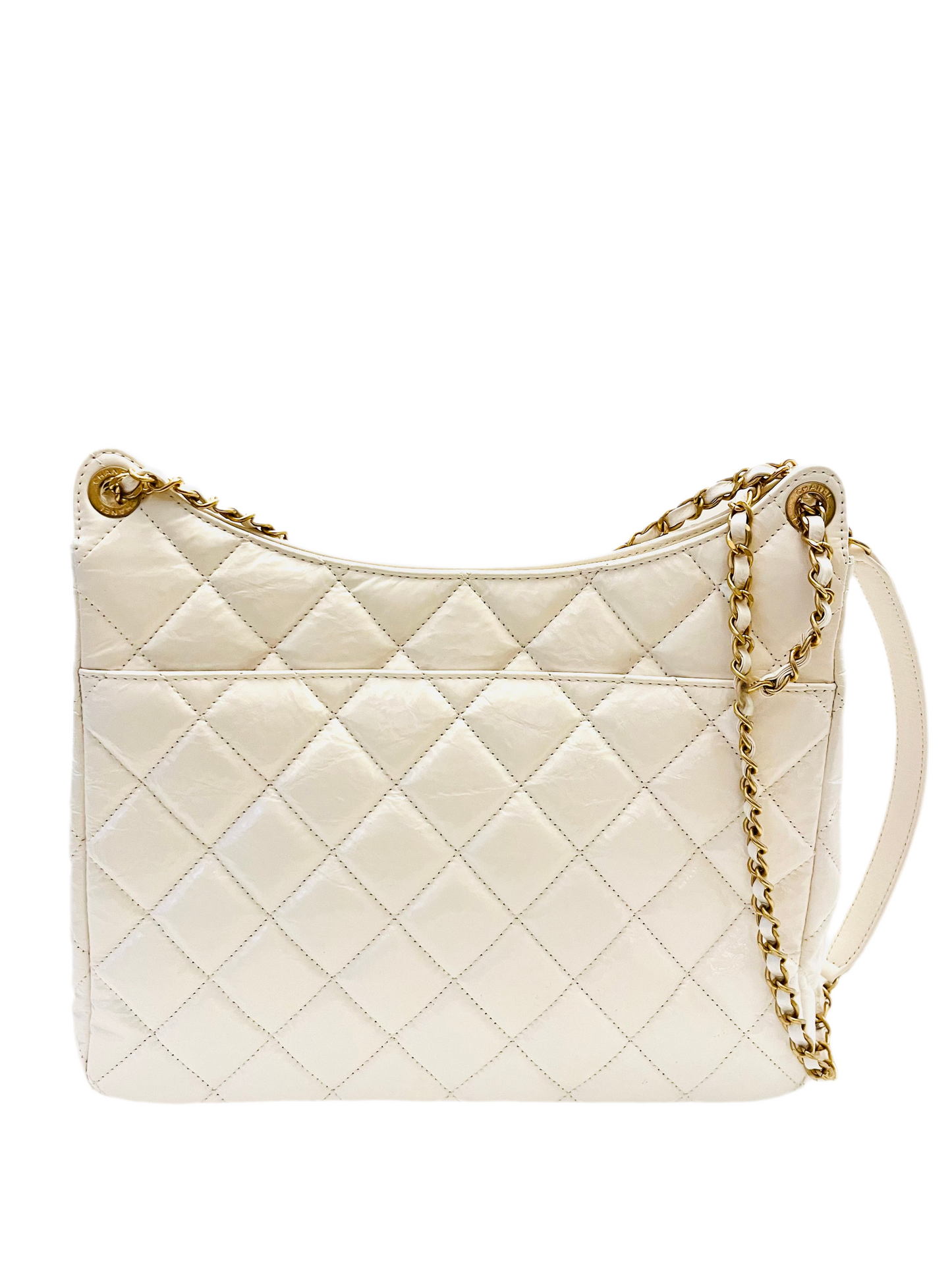 CHANEL Wavy CC Medium Hobo Bag
