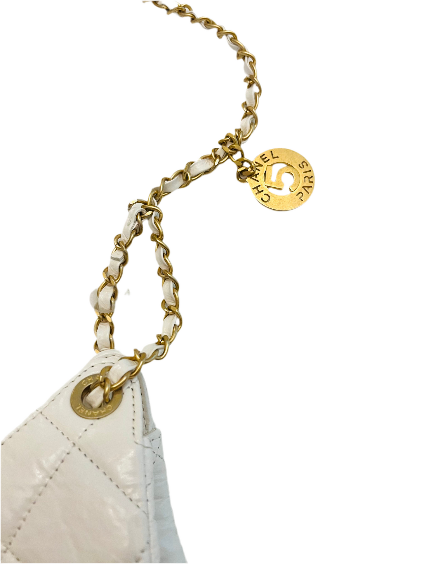 CHANEL Wavy CC Medium Hobo Bag