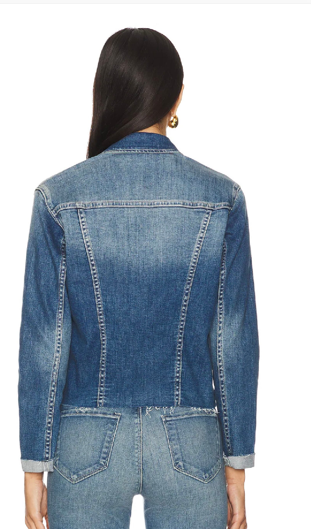 L'AGENCE Janelle Slim Raw Edge Jacket, XSmall