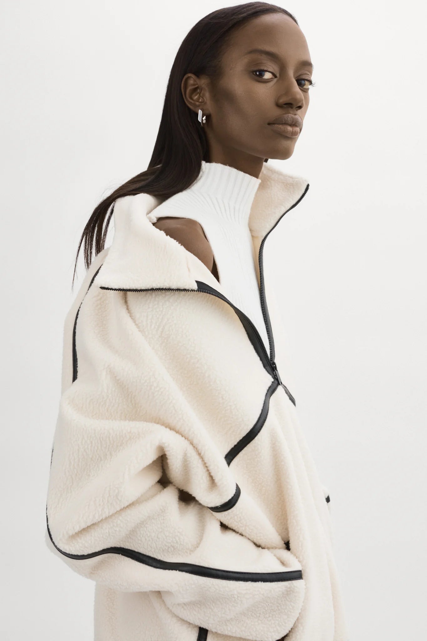 LAMARAQUE HELSA | POLAR FLEECE PULLOVER, oversized XXsmall
