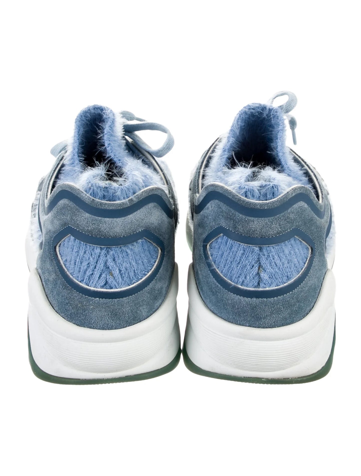 Chanel 2019 Interlocking CC Logo Sneakers, Size 6.5