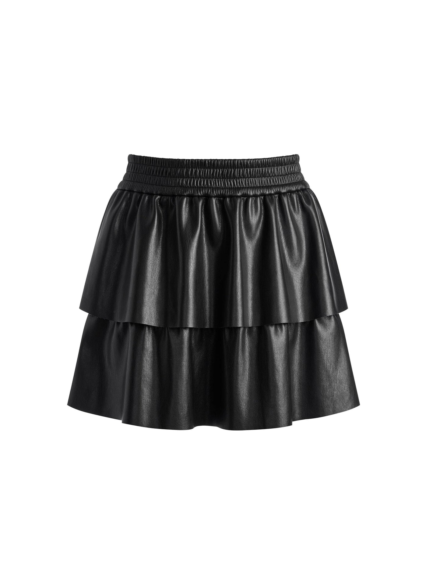 Alice + Olivia womens Jia Tiered Mini Skirt, SIZE 2