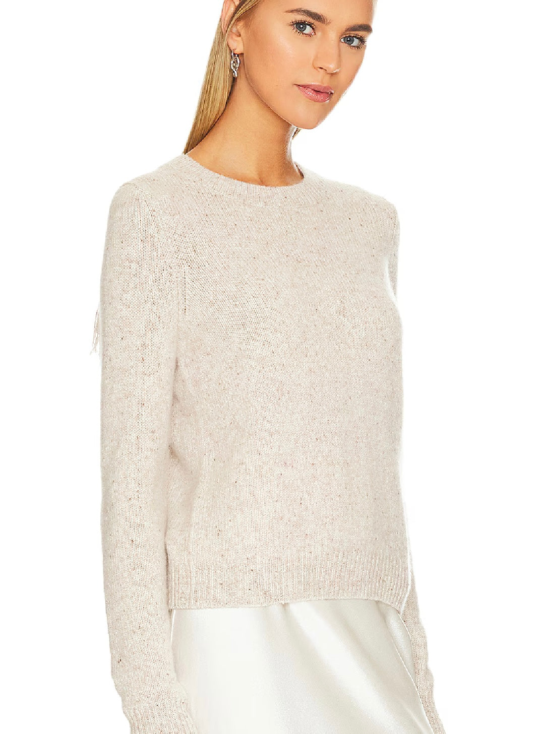 Autumn Cashmere Fringed Sweater, Xsmall