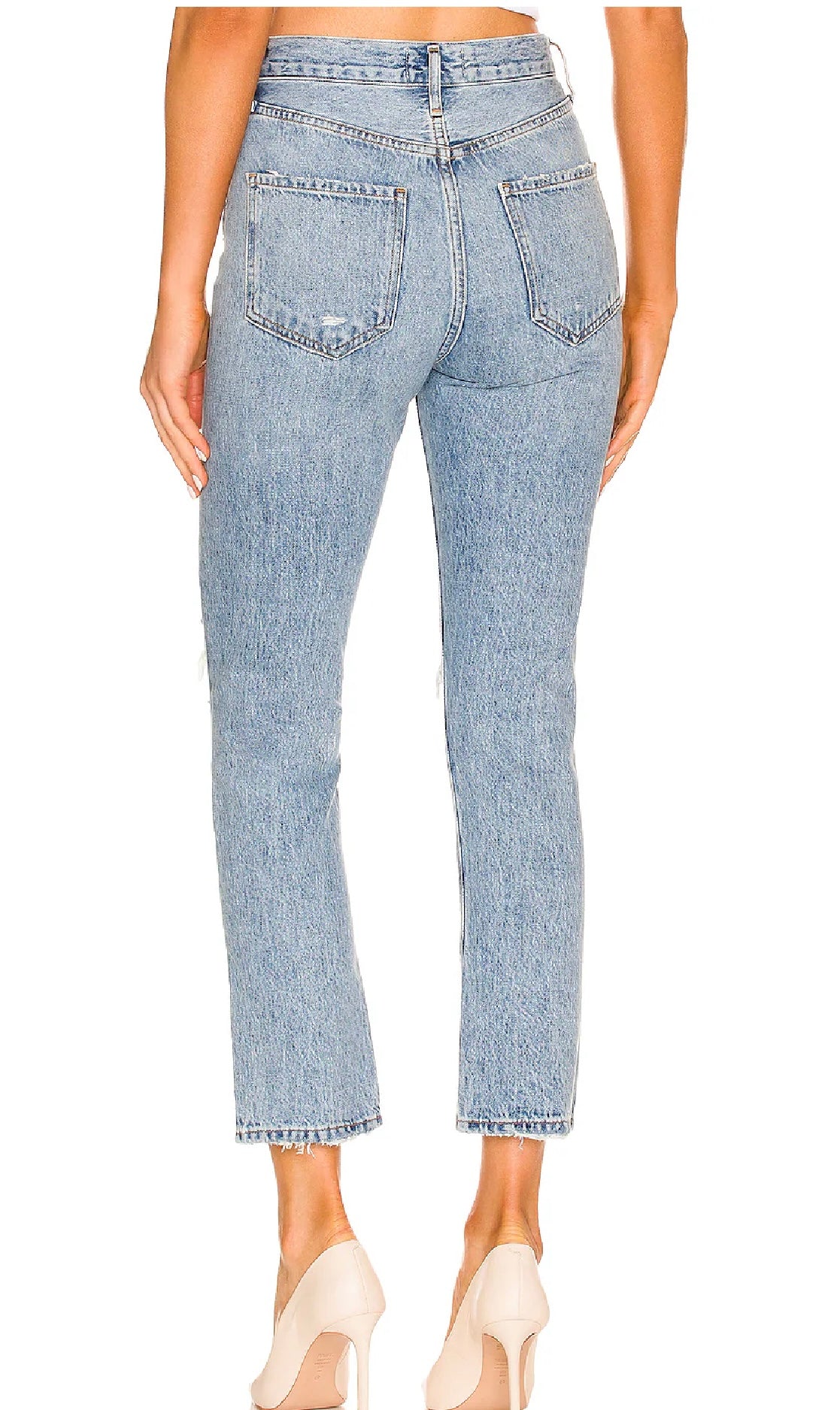 AGOLDE RILEY DISTRESSED Jeans, size 27