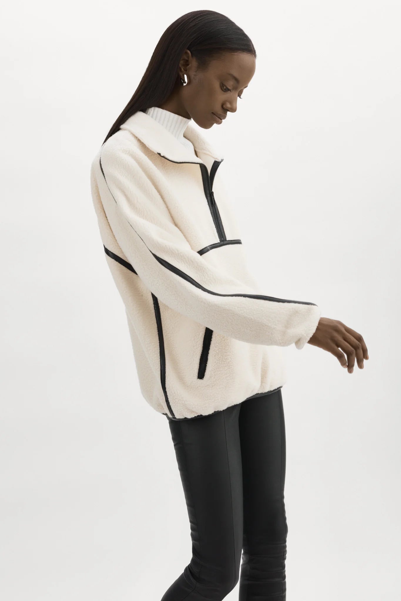 LAMARAQUE HELSA | POLAR FLEECE PULLOVER, oversized XXsmall