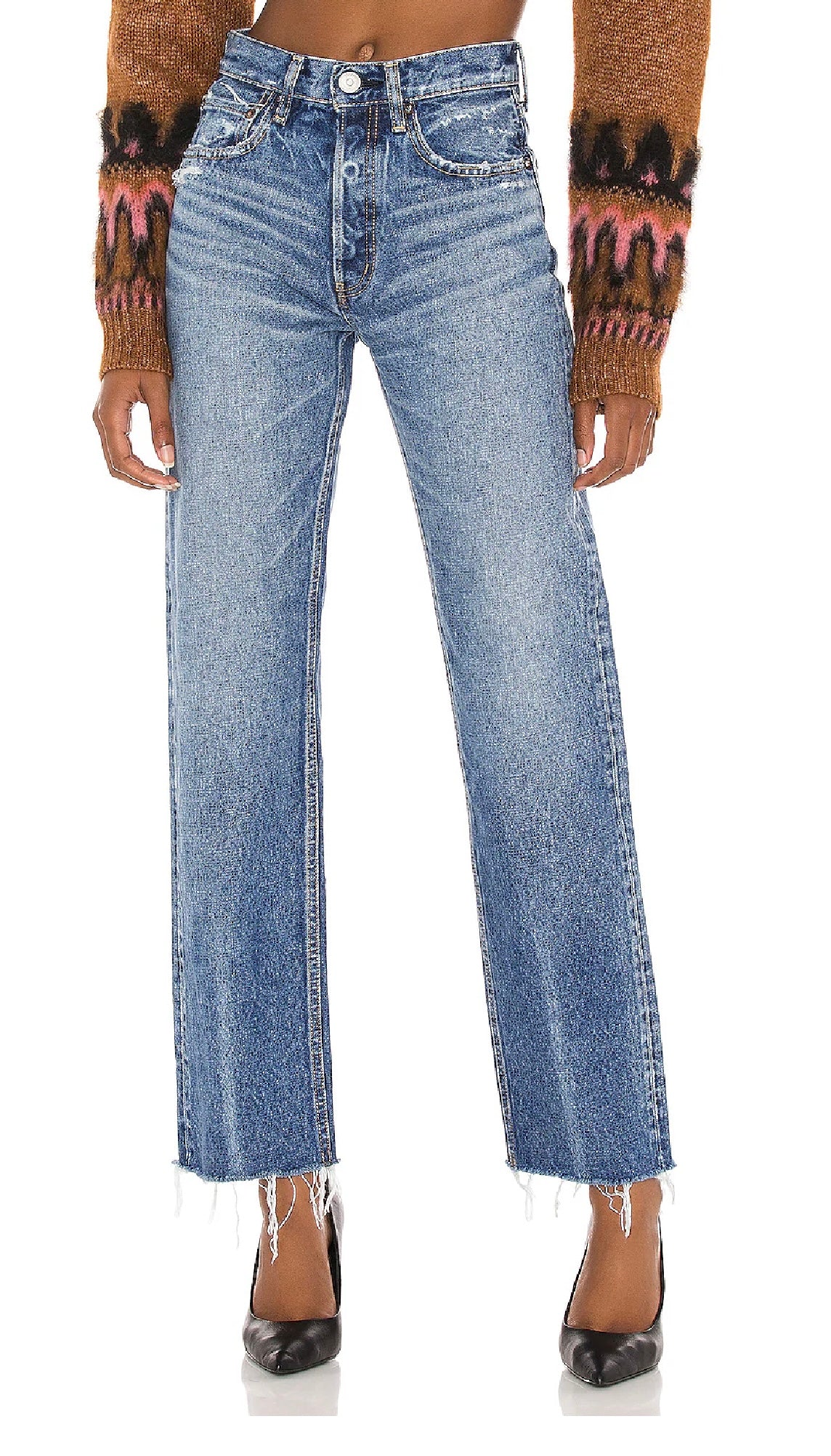 Moussy Ashleys Wide Straight, size 27
