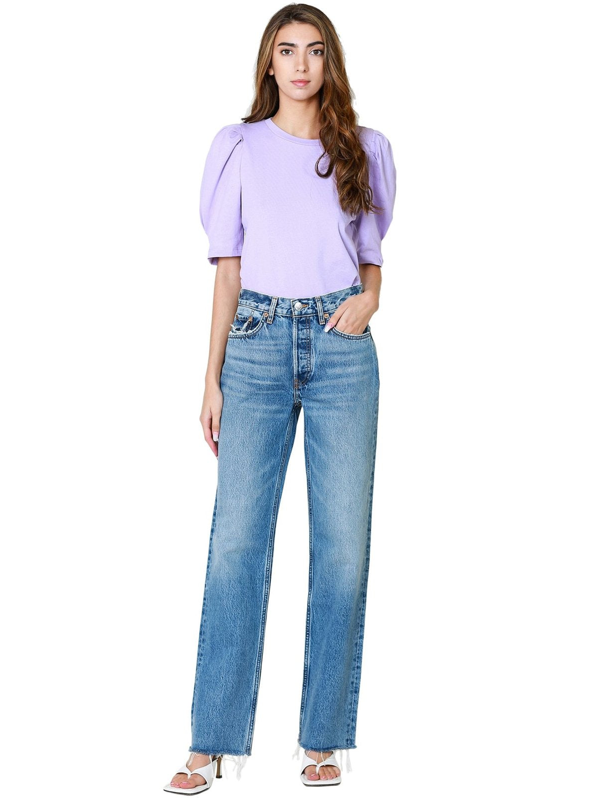REDONE Comfy 90's Jeans | Chilled Indigo, size 28