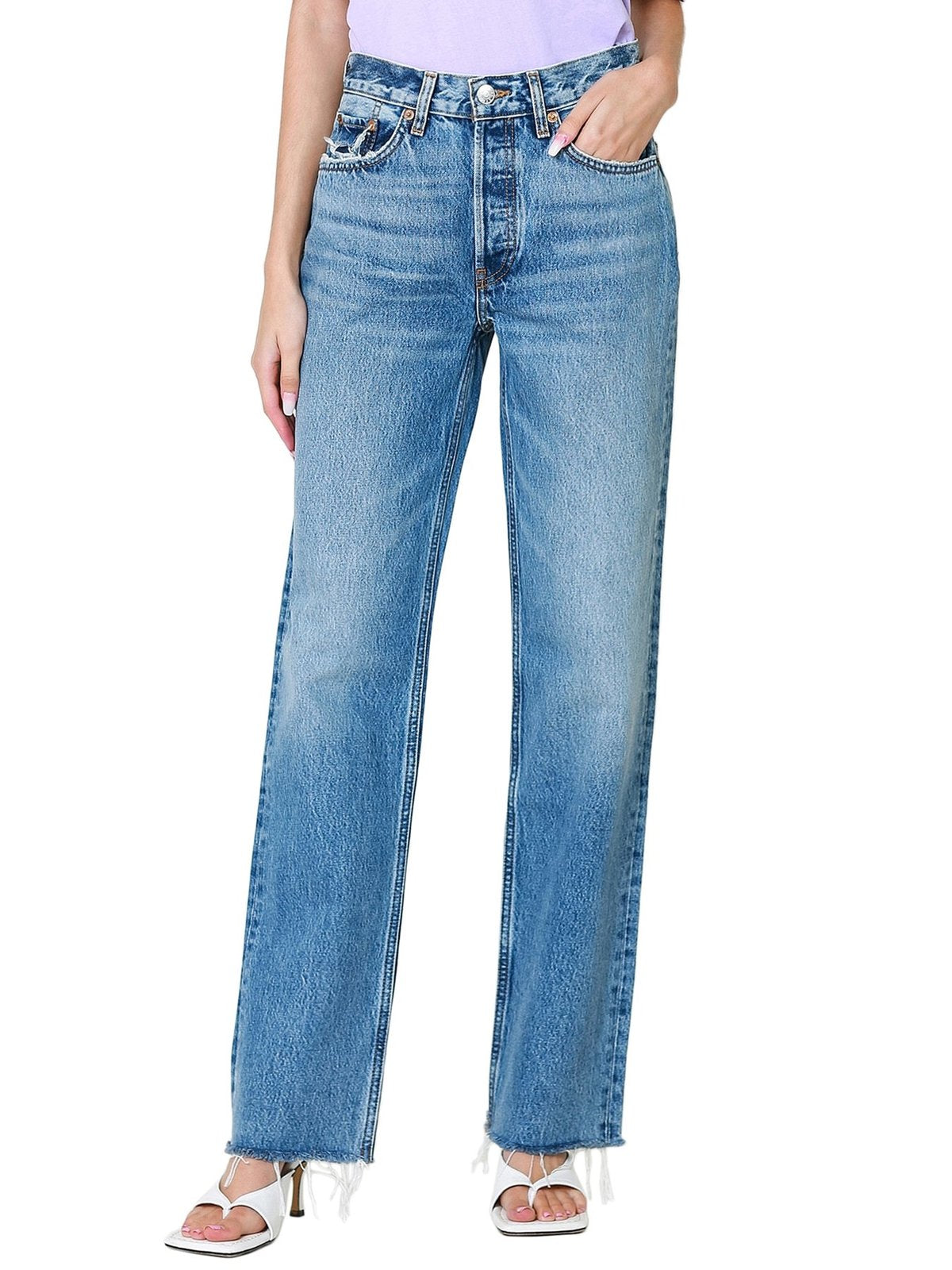 REDONE Comfy 90's Jeans | Chilled Indigo, size 28