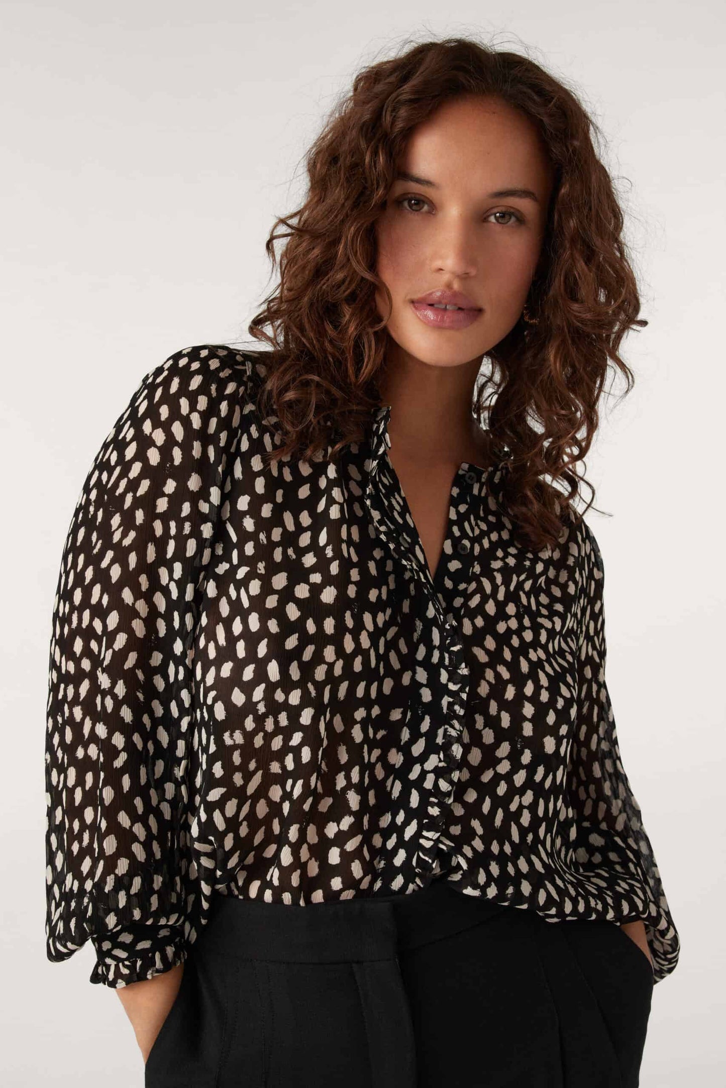 BA&SH BINGO SHIRT IN BLACK
black, Medium