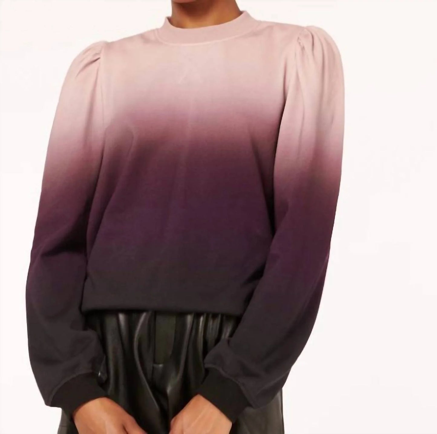 CAMI NYC
Roberta Sweatshirt In Berry Ombre In Multi, XSMALL