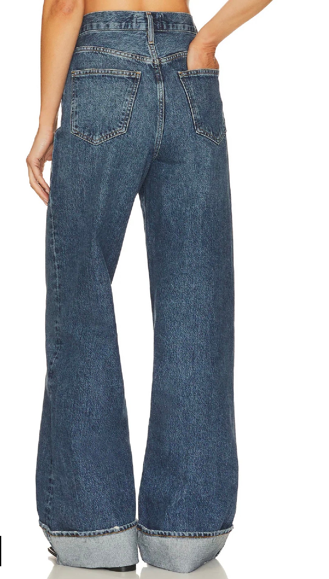 AGOLDE Dame High Rise Wide Leg, SIZE 24 (fits25/26)