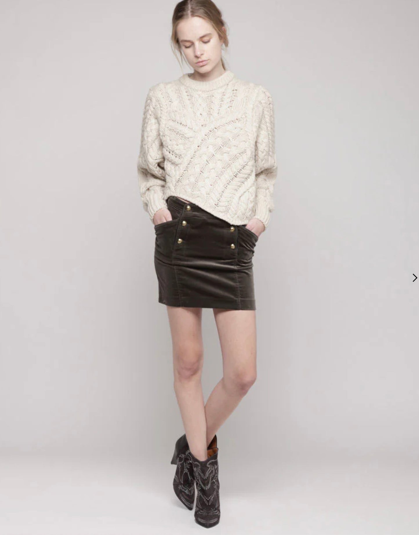 ISABEL MARANT
Memphis Studded Short Boot, 37