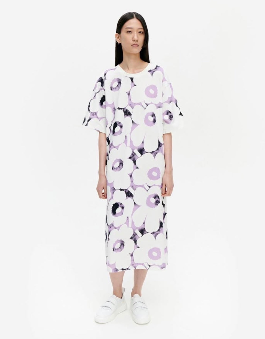 Marimekko NWT unikko co jersey dress, SMALL