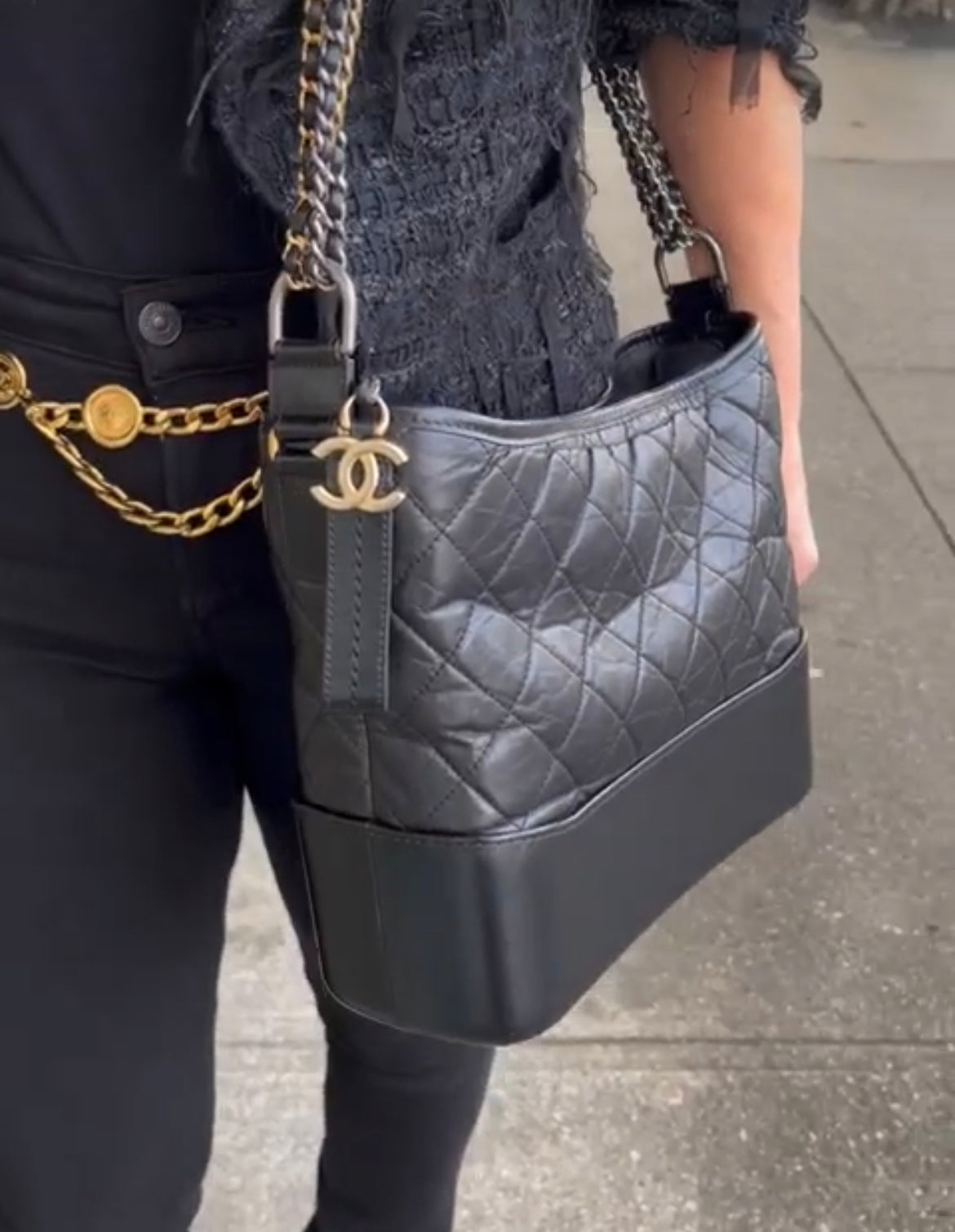 PRE-LOVED CHANEL MEDIUM GABRIELLE BAG