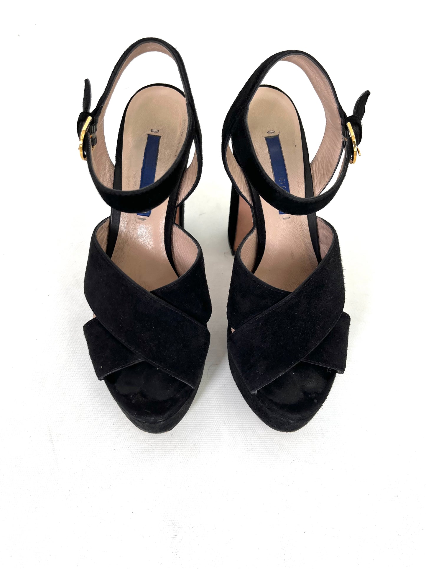 STUART WEITZMAN Suede Sandals Size: 5.5