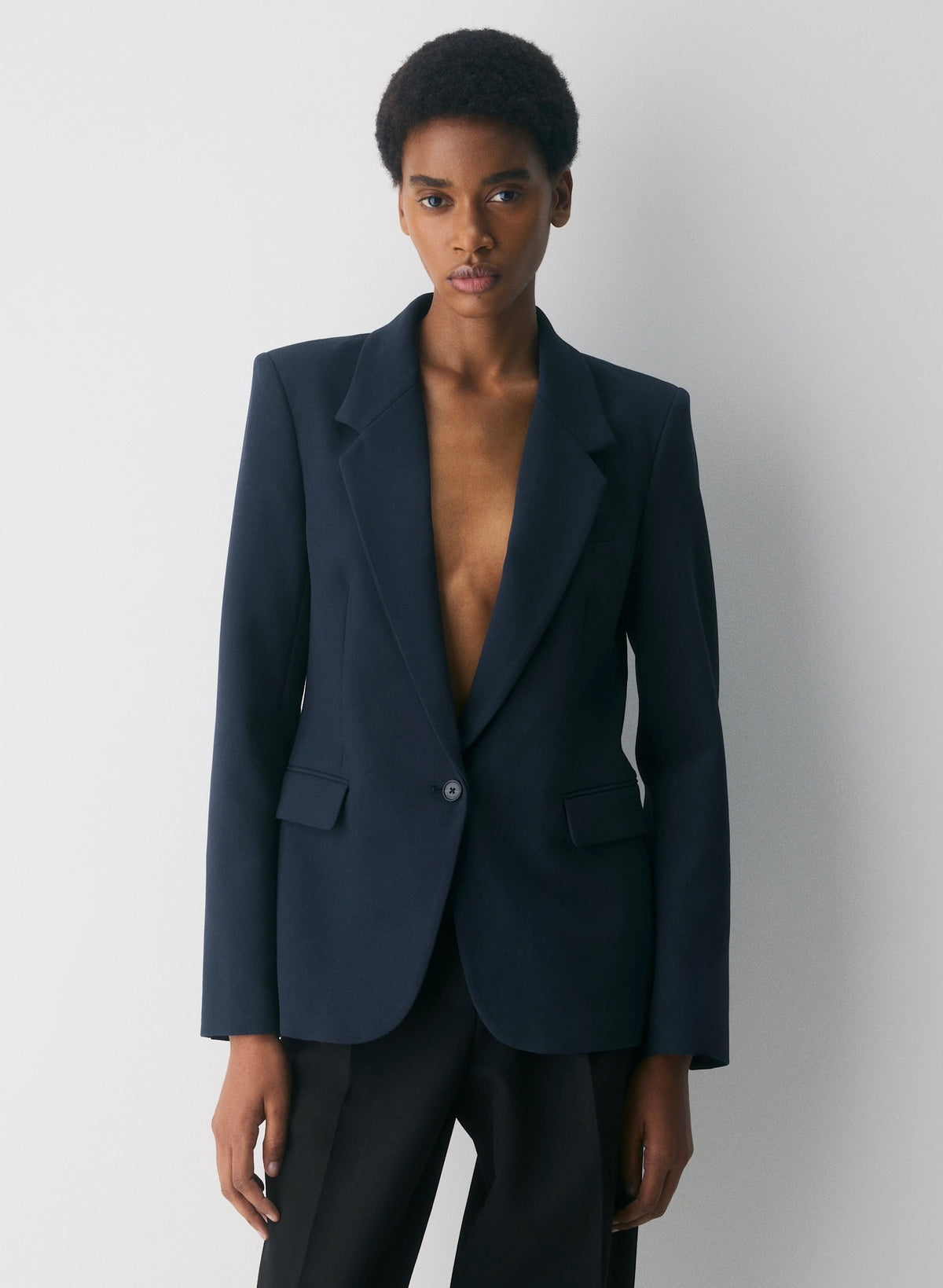 Aritzia Dark Navy Producer Blazer - Eversential, SIZE 2
