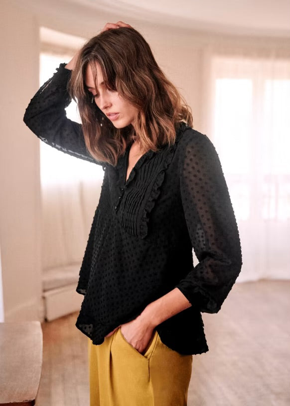 SEZANE NWT MIRTA BLOUSE, size 4