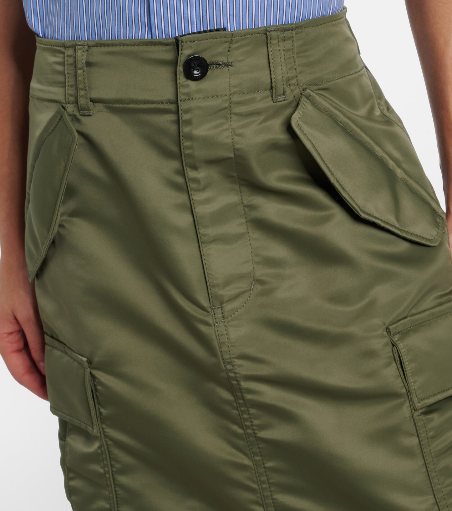 SACAI Pleated midi skirt, SIZE 1