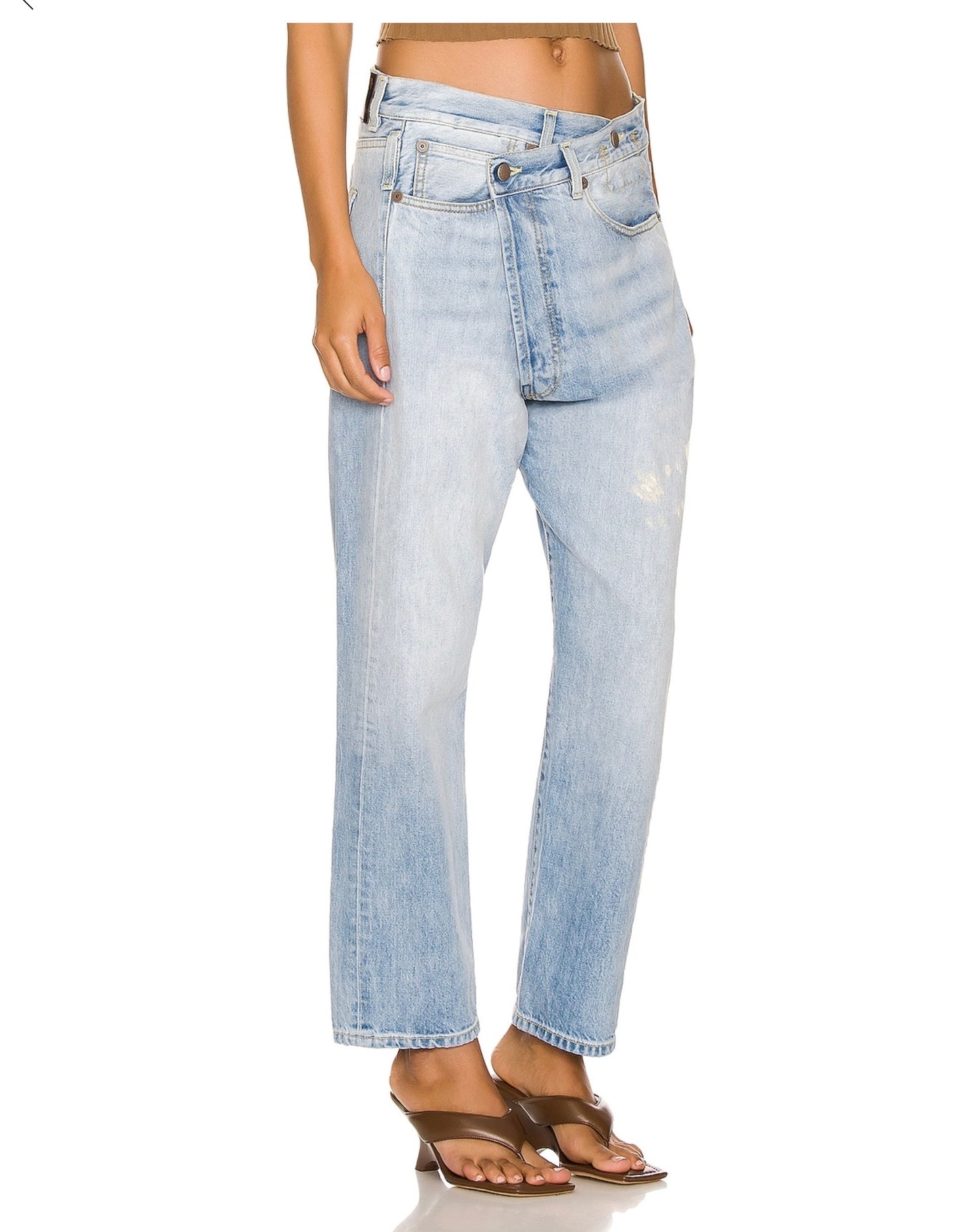 R13 Cross Over Straight, Stevie Blue, Size 27 ￼