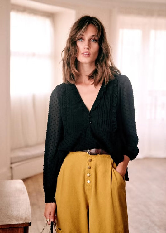 SEZANE NWT MIRTA BLOUSE, size 4