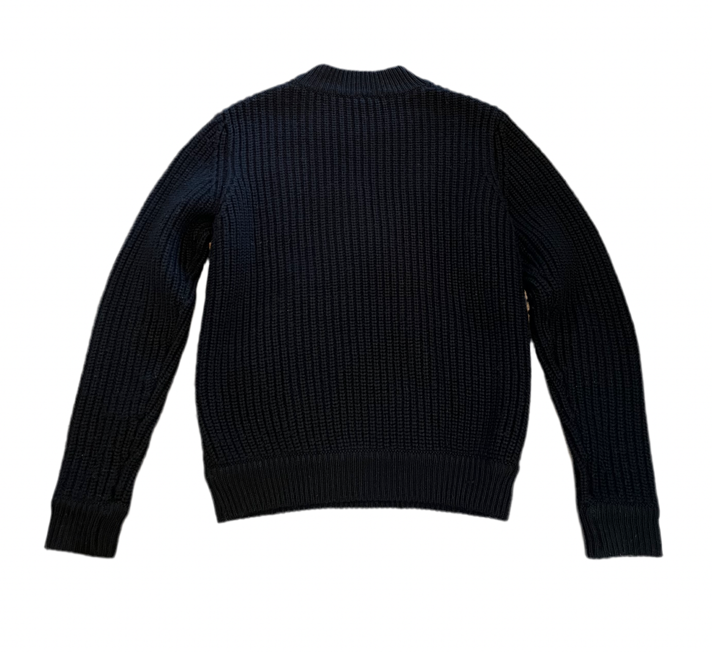 CARVEN BLACK WOOL SWEATER, MEDIUM