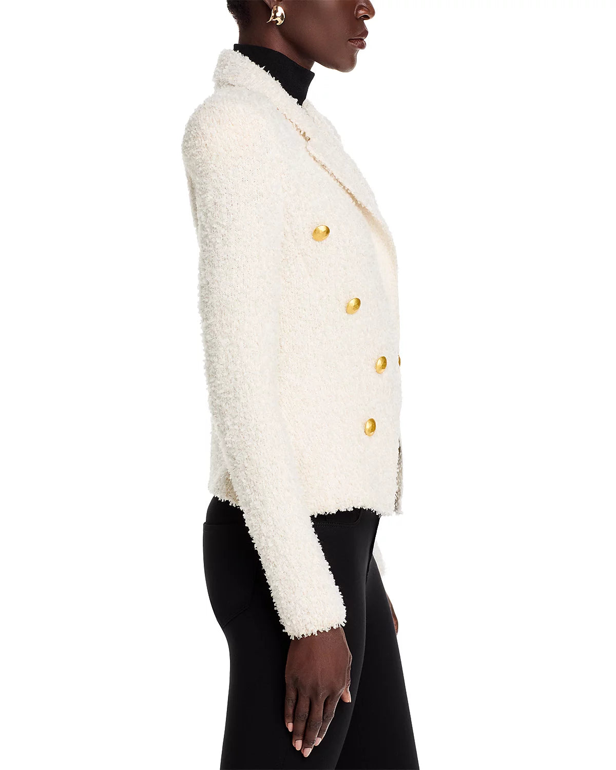 L'AGENCE Bethany Knit Blazer, XSMALL