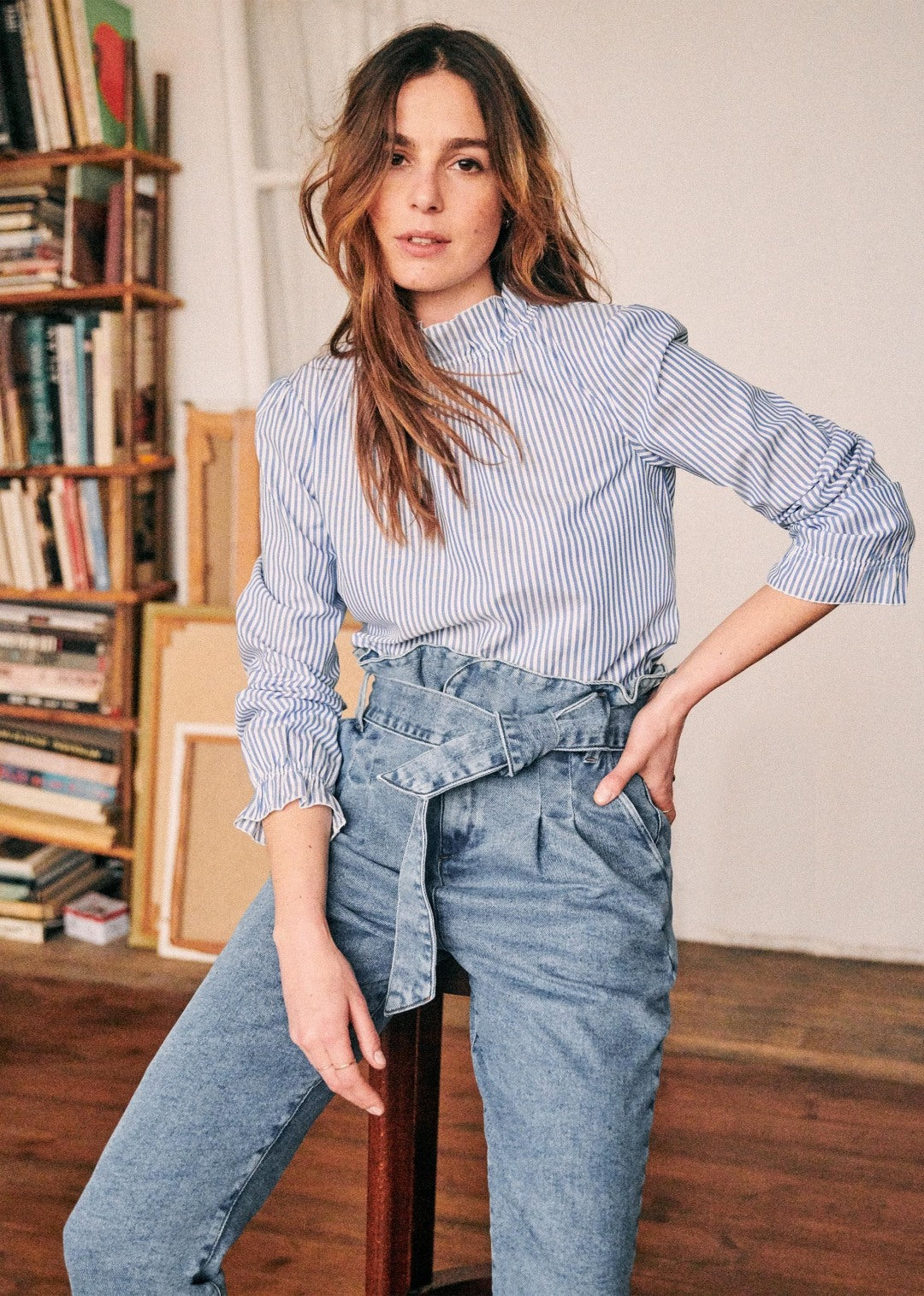 SEZANE NWT BLOUSE CLOTHILDE, size 36 ￼