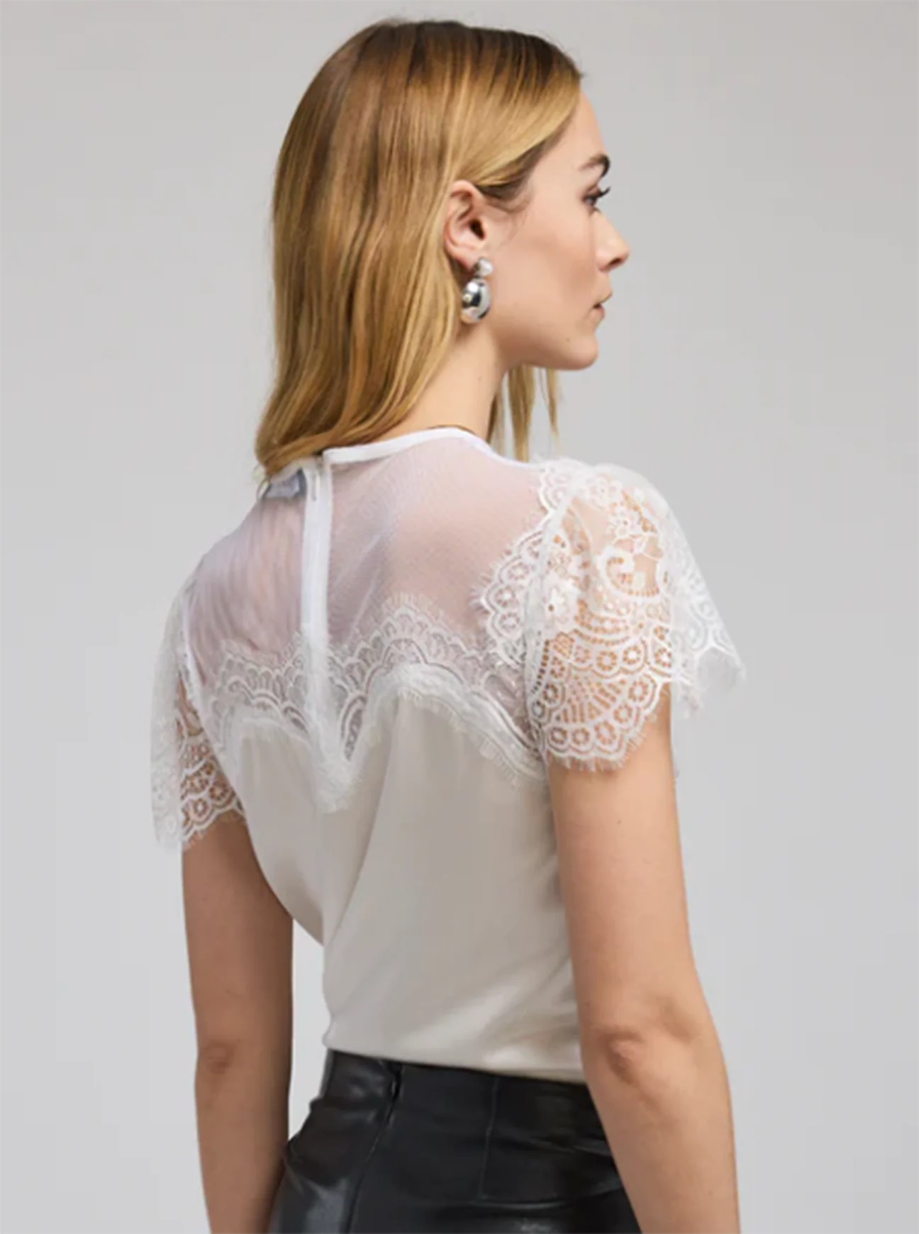 Generation Love Farren Lace Combo Top, XXSMALL