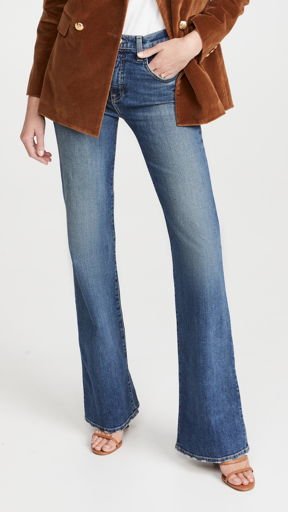 NILI LOTAN Celia Classic Wash Jeans, SIZE 28