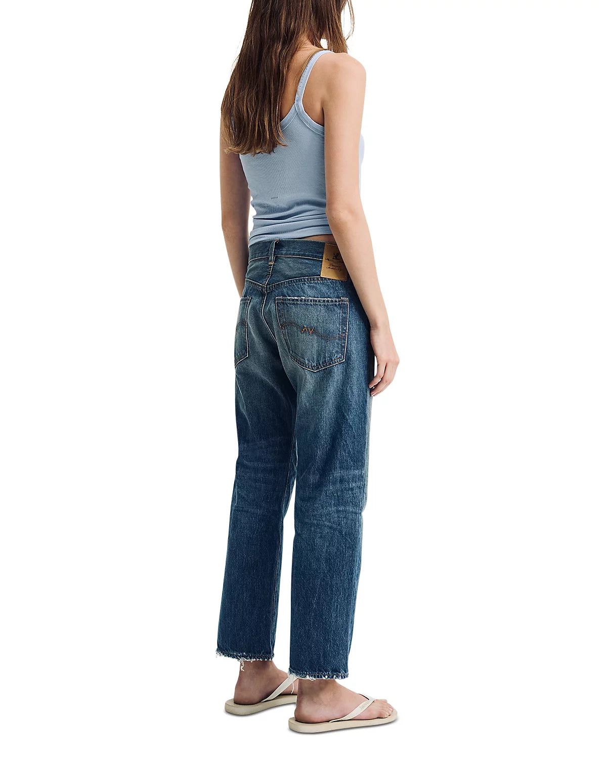 Denimist Lindsay Slim Boyfriend Jeans in Apsley Blue, SIZE 24