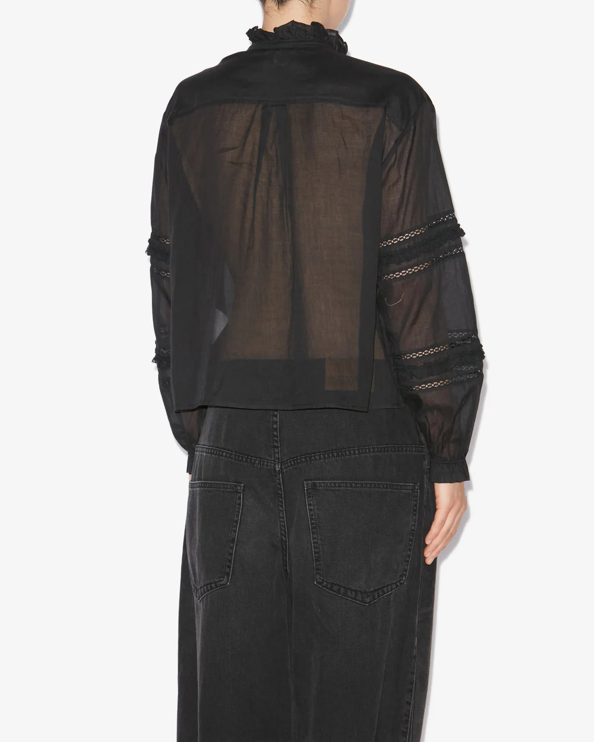 ISABEL MARANT VALDA BLOUSE, SIZE 36