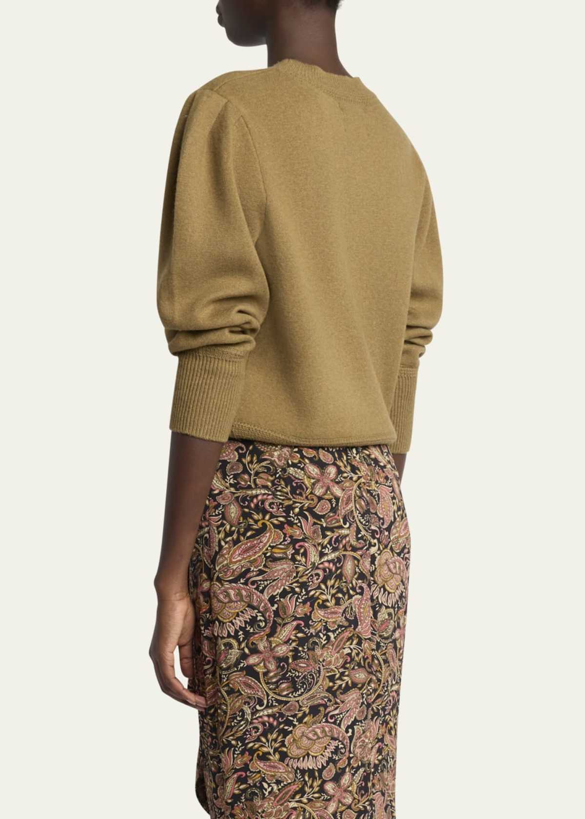 Isabel Marant Etoile Khaki Kelaya Sweater, XXSMALL