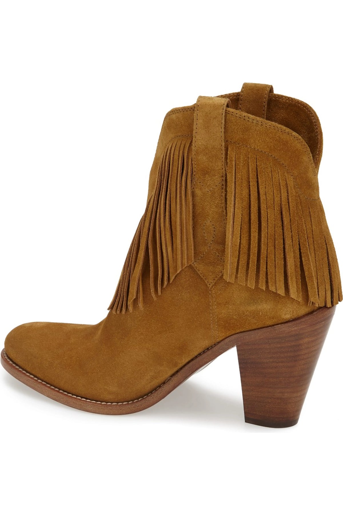 Saint Laurent New Western' Fringe Boot, SIZE 6