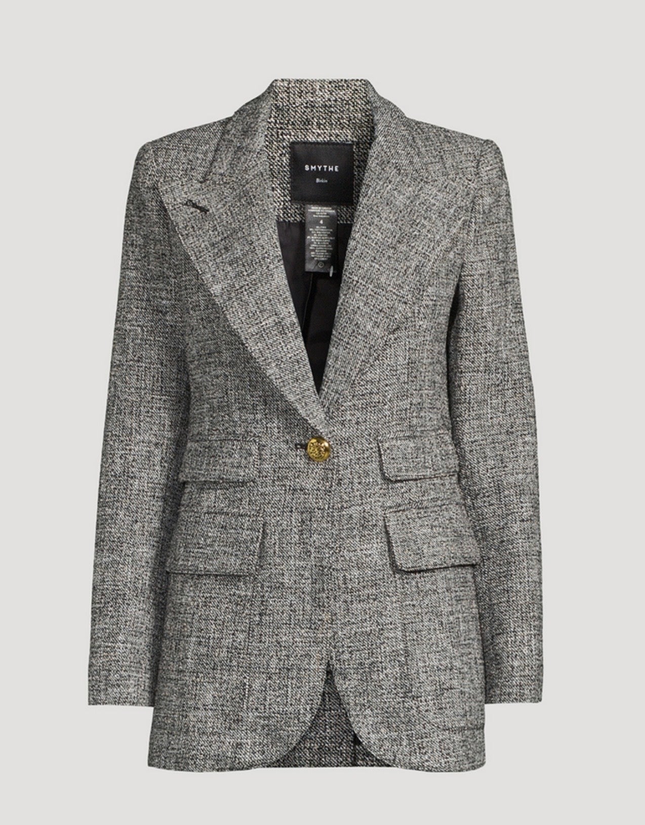 SMYTHE Birkin Tweed Blazer, SIZE 6