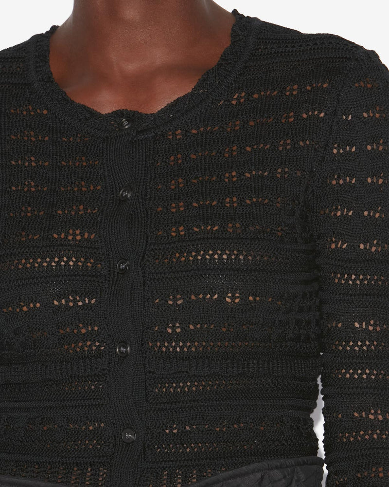 Isabel Marant AJALINE CARDIGAN
ajaline short openwork knit cardigan, Size 36