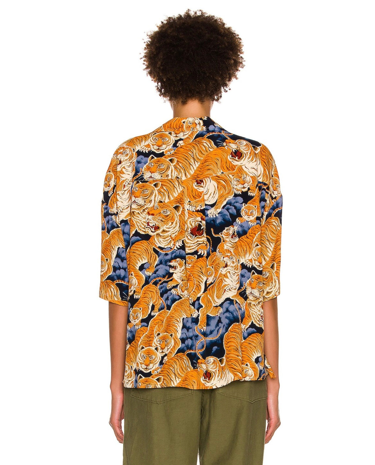 R13 Oversized Hawaiian Shirt,XXSMALL